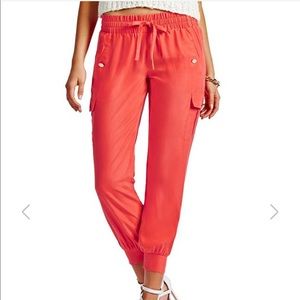 Marciano Parker silk cargo pants